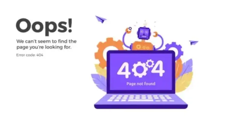 404 Error Page Not Found